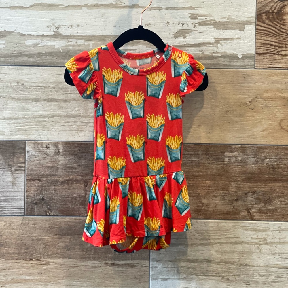 Posh Peanut Fry Bodysuit Twirl